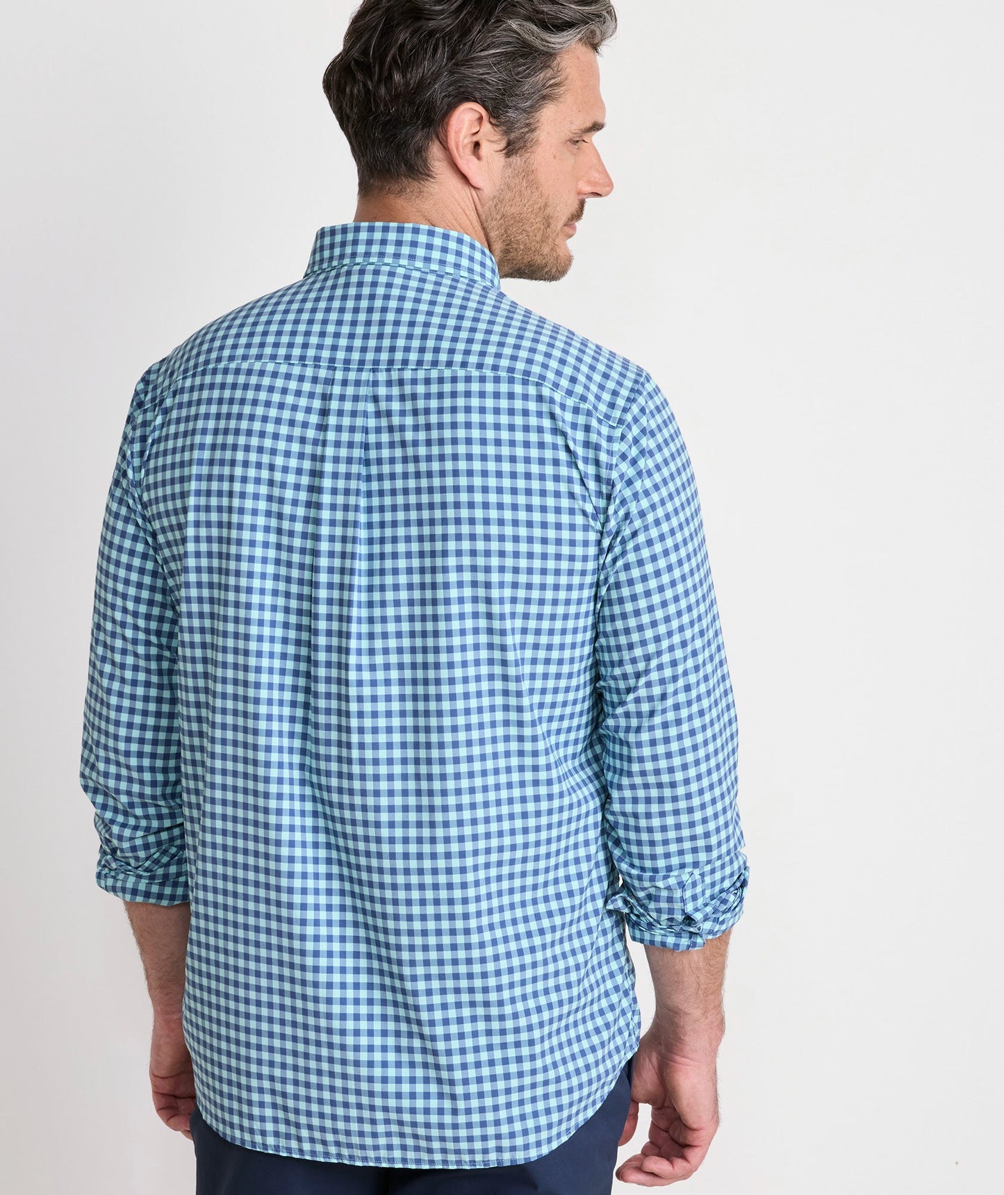 Vineyard Vines Topsail Gingham Featherweight Performance Shirt
