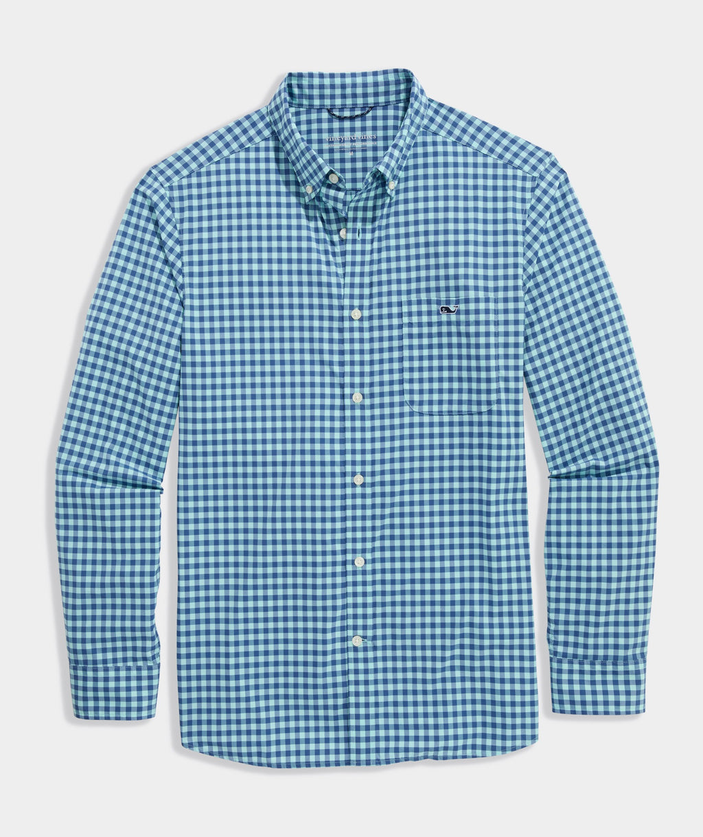 Vineyard Vines Topsail Gingham Featherweight Performance Shirt