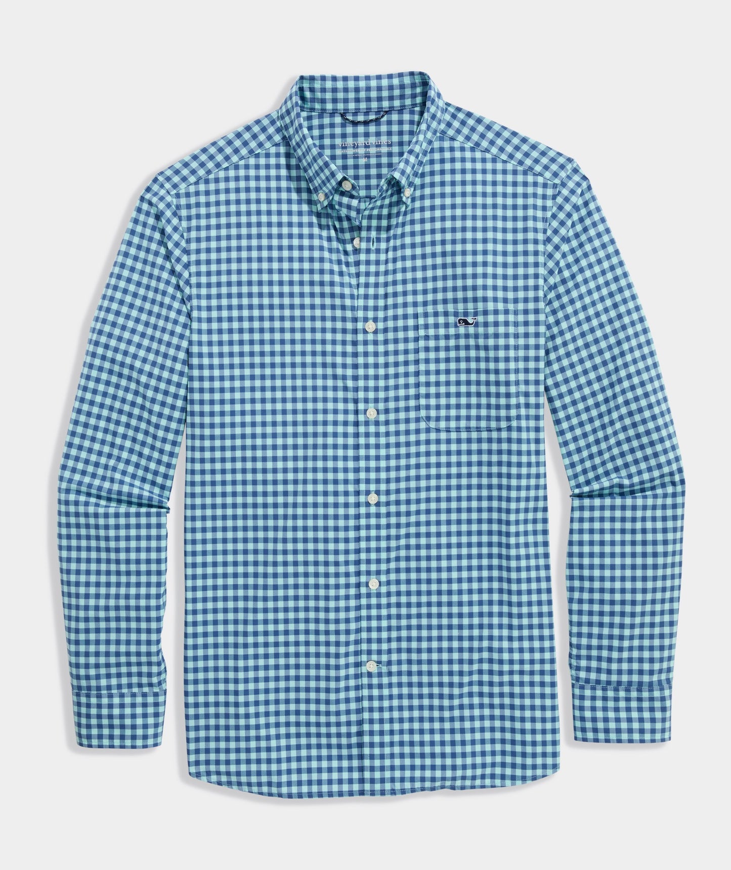 Vineyard Vines Topsail Gingham Featherweight Performance Shirt