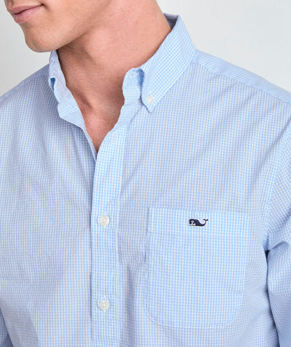 Vineyard Vines Anegada Gingham Perfect Wash Poplin Shirt