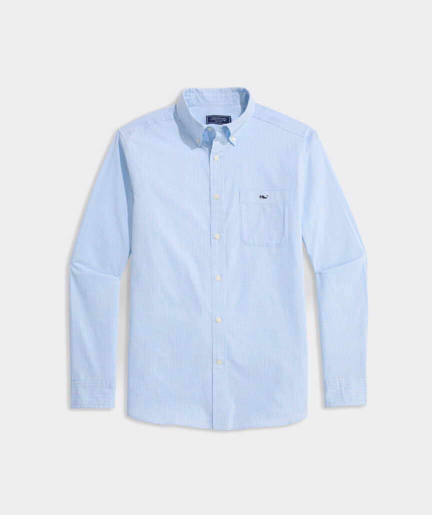 Vineyard Vines Anegada Gingham Perfect Wash Poplin Shirt