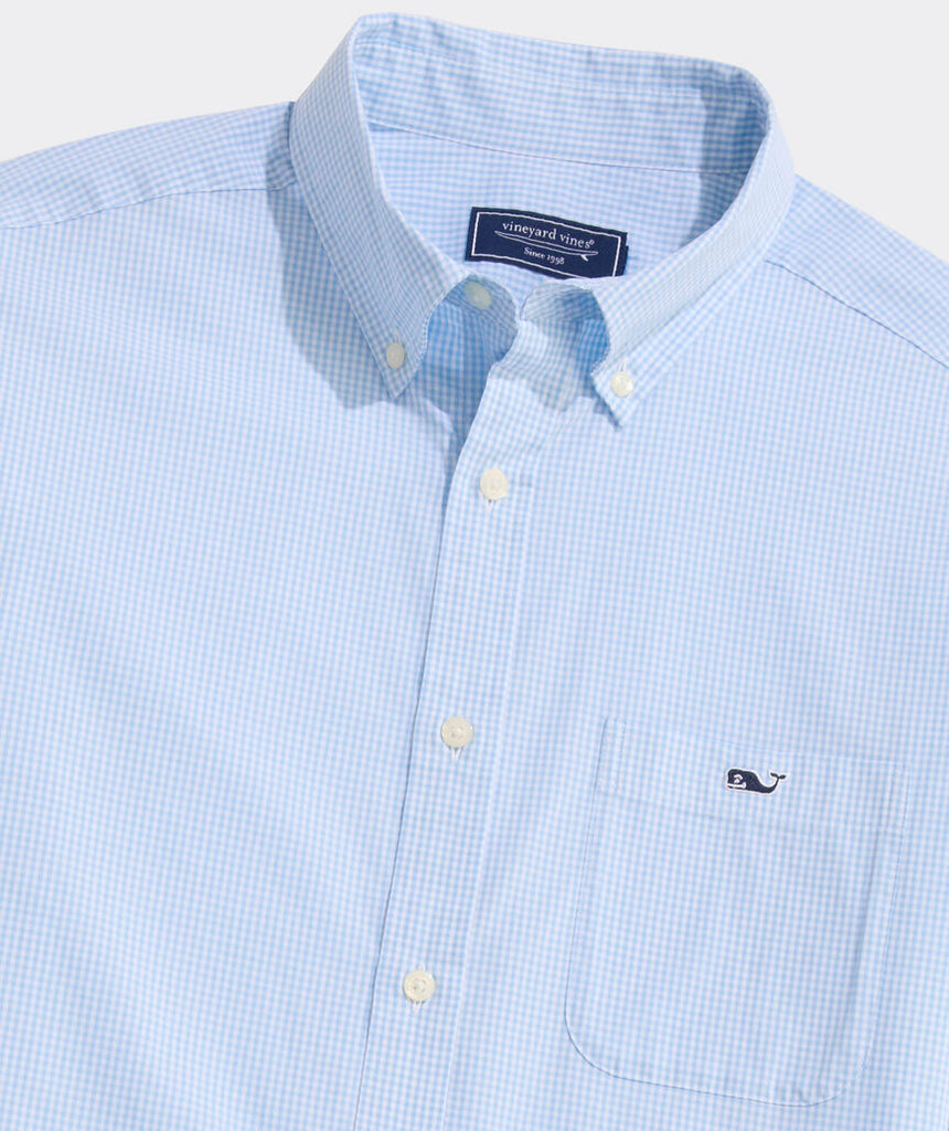 Vineyard Vines Anegada Gingham Perfect Wash Poplin Shirt