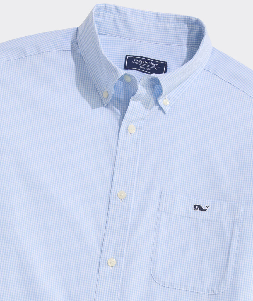 Vineyard Vines Anegada Gingham Perfect Wash Poplin Shirt