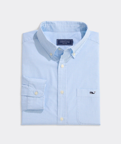Vineyard Vines Anegada Gingham Perfect Wash Poplin Shirt