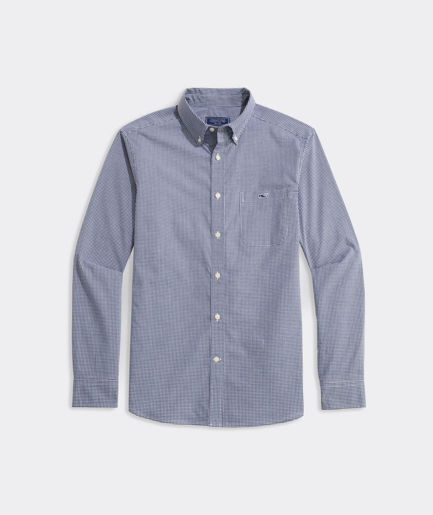 Vineyard Vines Anegada Gingham Perfect Wash Poplin Shirt