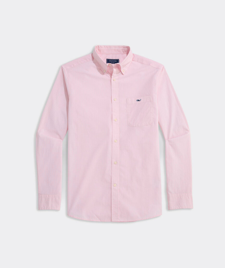 Vineyard Vines Anegada Gingham Perfect Wash Poplin Shirt