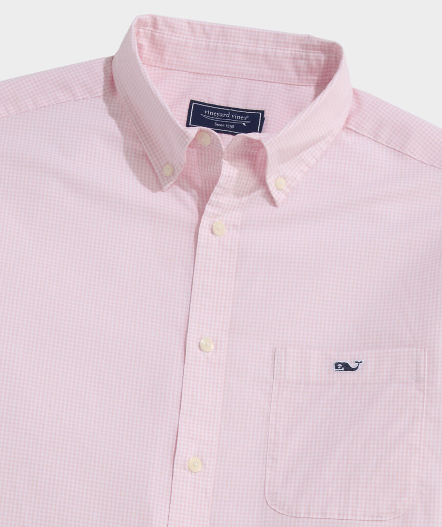 Vineyard Vines Anegada Gingham Perfect Wash Poplin Shirt