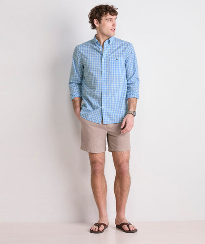 Vineyard Vines Tobago Check Perfect Wash Poplin Shirt