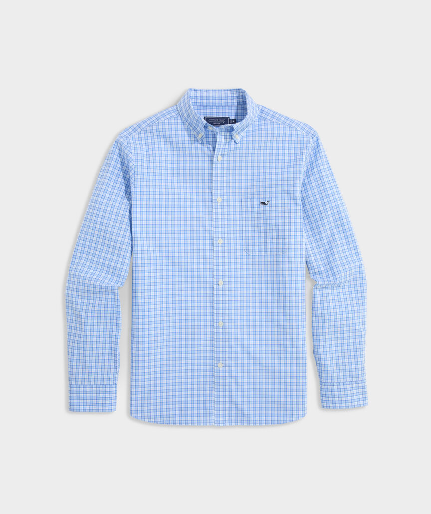 Vineyard Vines Tobago Check Perfect Wash Poplin Shirt