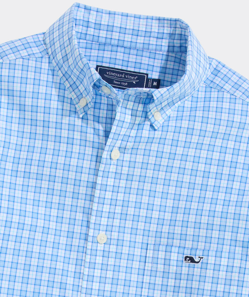 Vineyard Vines Tobago Check Perfect Wash Poplin Shirt