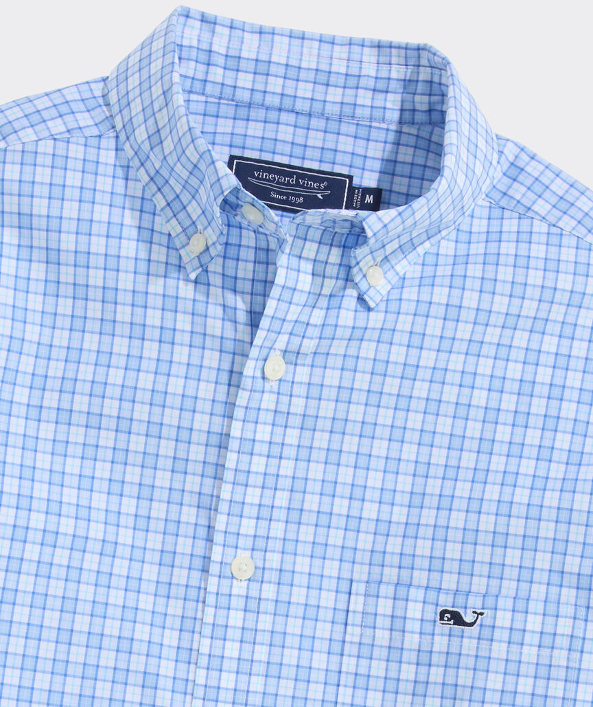 Vineyard Vines Tobago Check Perfect Wash Poplin Shirt