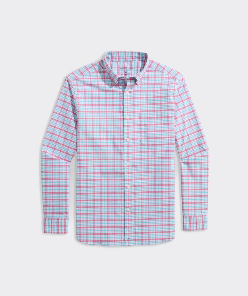 Vineyard Vines Bellamy Plaid Performance Cotton Shirt