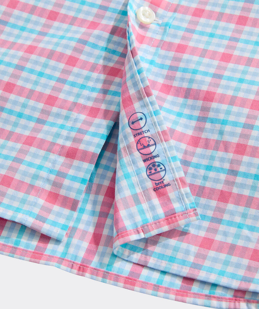 Vineyard Vines Bellamy Plaid Performance Cotton Shirt