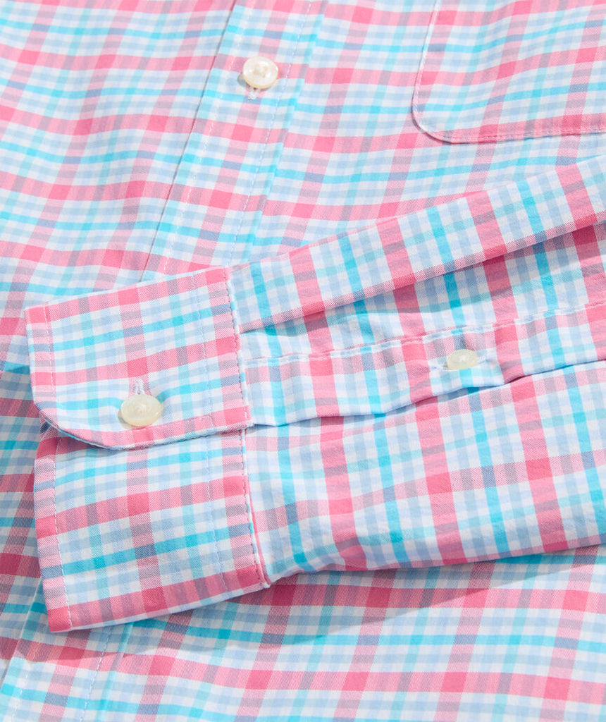 Vineyard Vines Bellamy Plaid Performance Cotton Shirt
