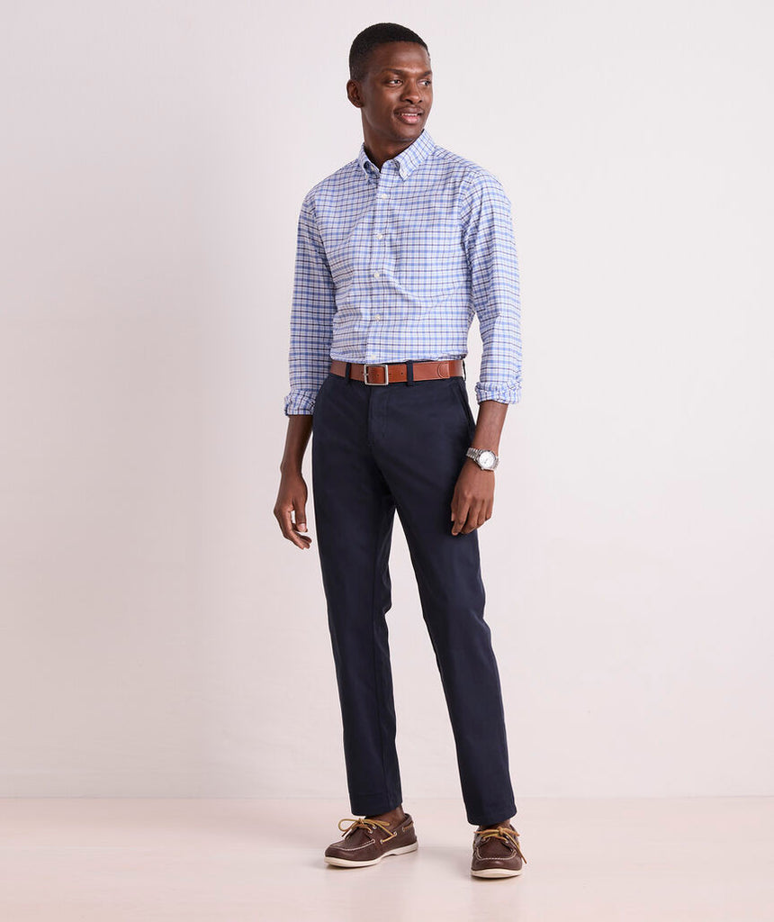 Vineyard Vines Bellamy Plaid Performance Cotton Shirt