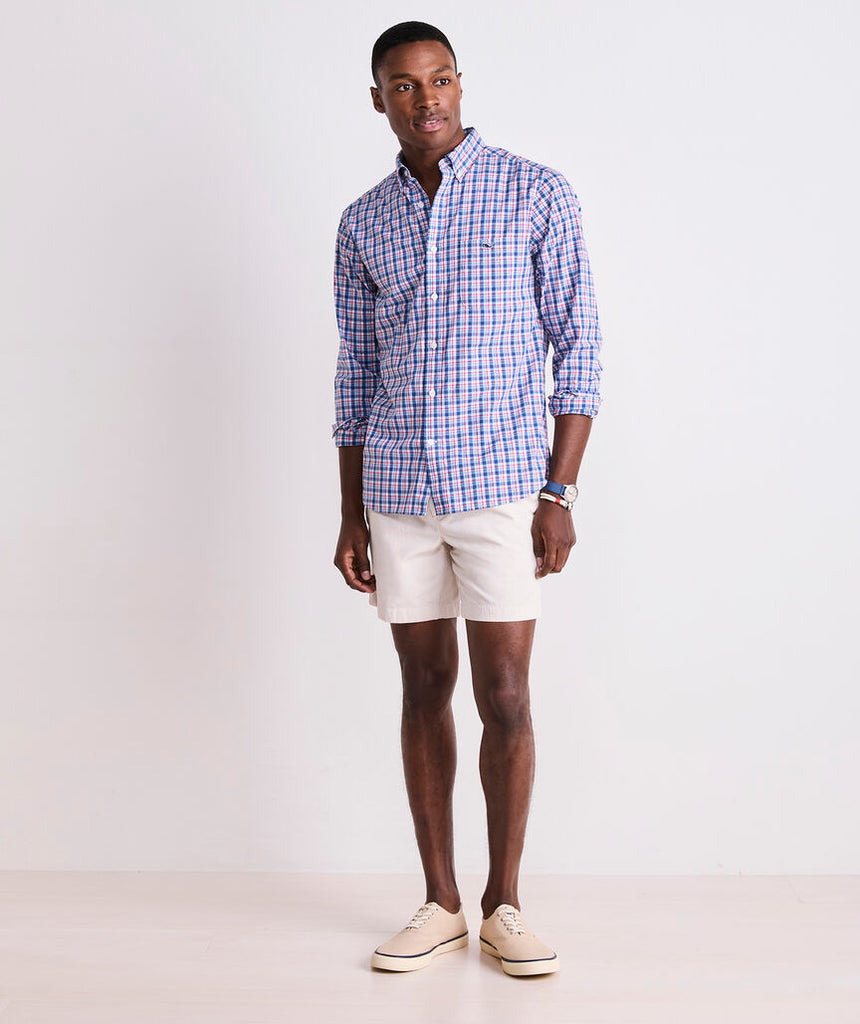Vineyard Vines Sandie Plaid Perfect Wash Poplin Shirt