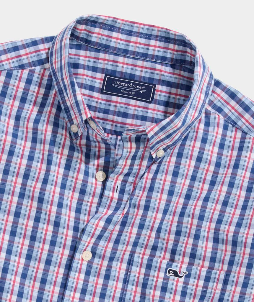 Vineyard Vines Sandie Plaid Perfect Wash Poplin Shirt