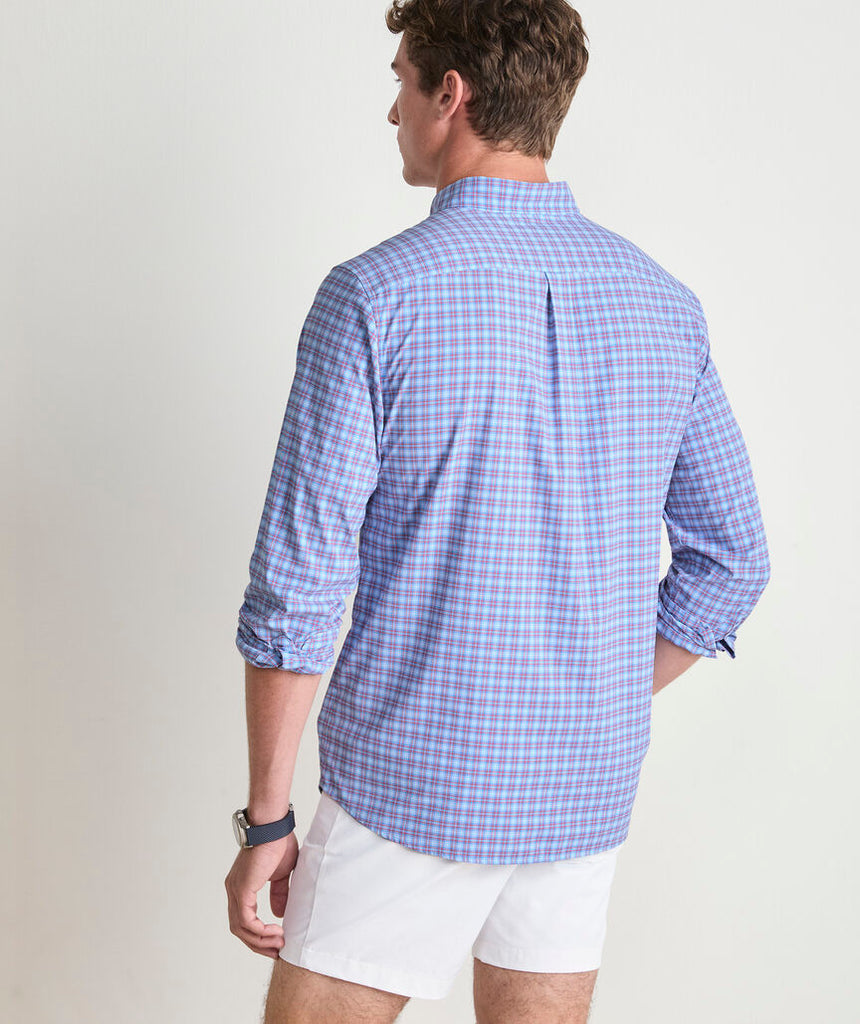 Vineyard Vines Cobia Check Featherweight Performance Shirt