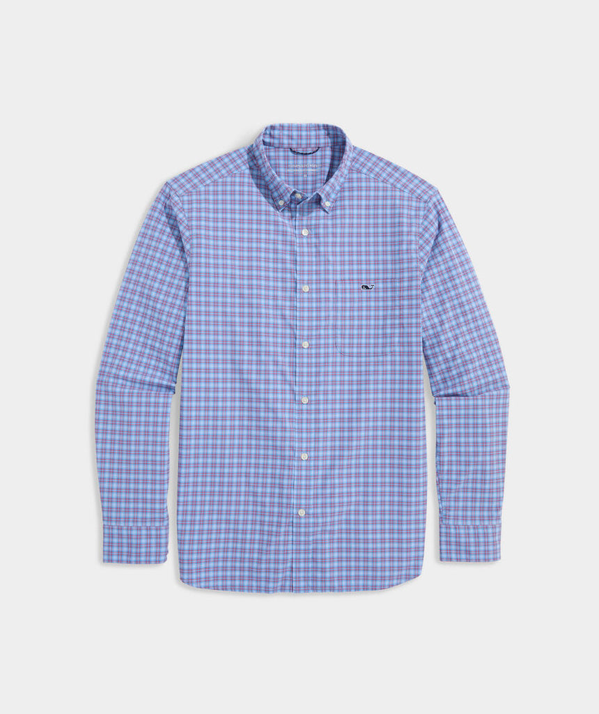 Vineyard Vines Cobia Check Featherweight Performance Shirt