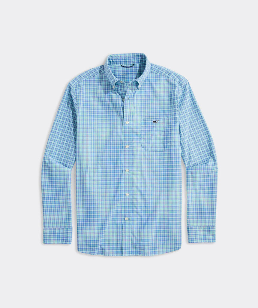 Vineyard Vines Cobia Check Featherweight Performance Shirt