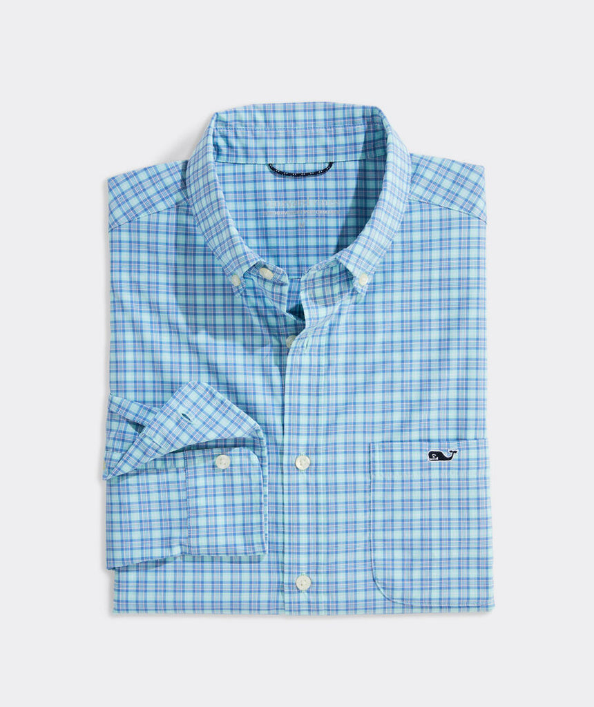 Vineyard Vines Cobia Check Featherweight Performance Shirt