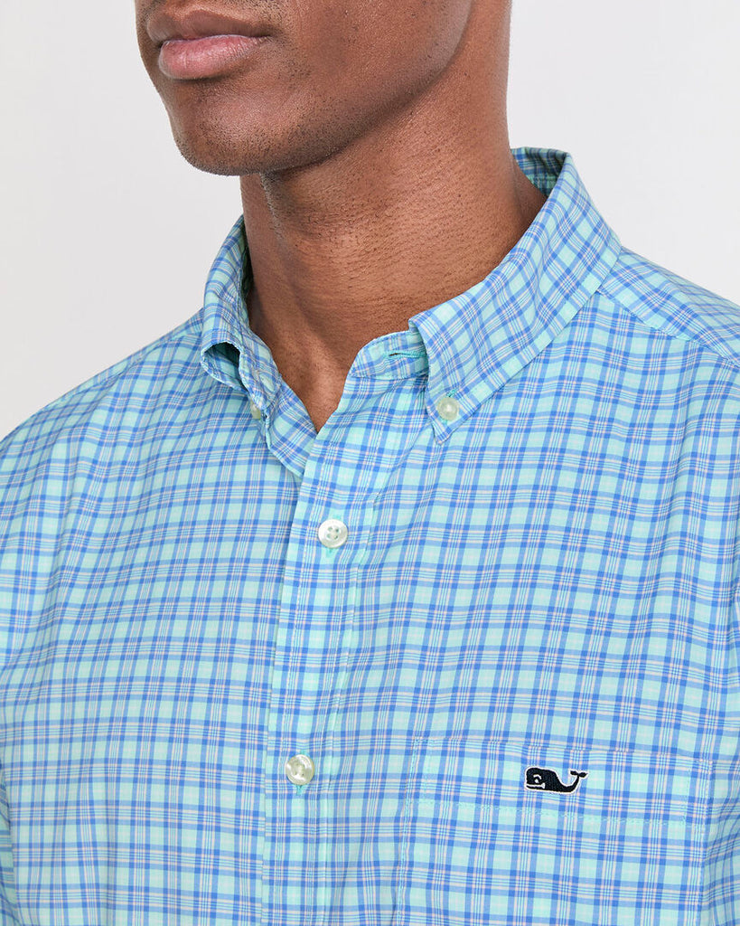 Vineyard Vines Cobia Check Featherweight Performance Shirt