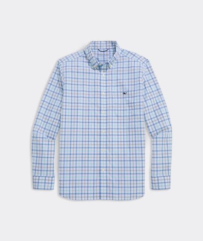 Vineyard Vines Wayward Tattersall Featherweight Performance Shirt