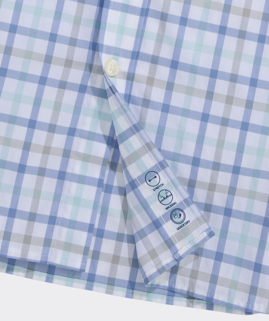 Vineyard Vines Wayward Tattersall Featherweight Performance Shirt
