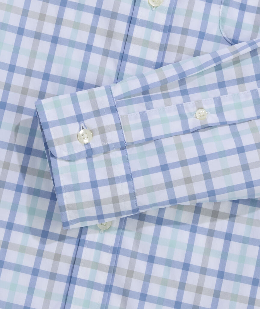 Vineyard Vines Wayward Tattersall Featherweight Performance Shirt