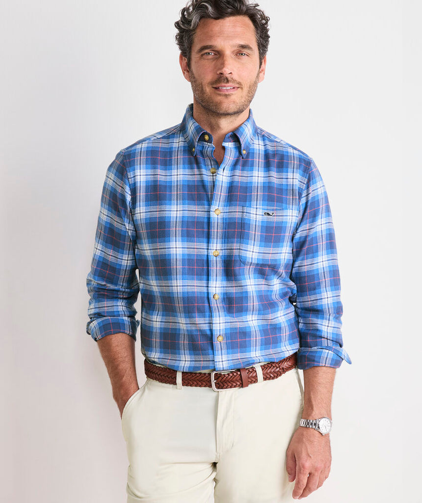 Vineyard Vines Muskeget Plaid Vineyard Flannel Shirt