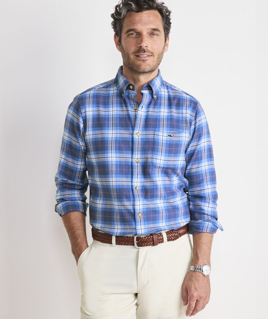 Vineyard Vines Muskeget Plaid Vineyard Flannel Shirt