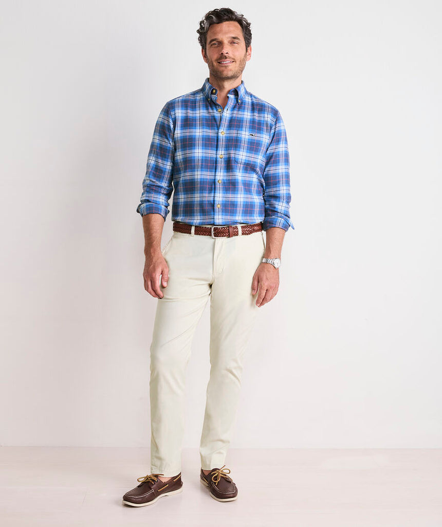 Vineyard Vines Muskeget Plaid Vineyard Flannel Shirt