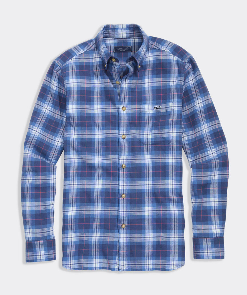 Vineyard Vines Muskeget Plaid Vineyard Flannel Shirt