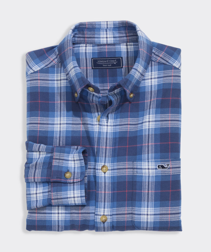Vineyard Vines Muskeget Plaid Vineyard Flannel Shirt