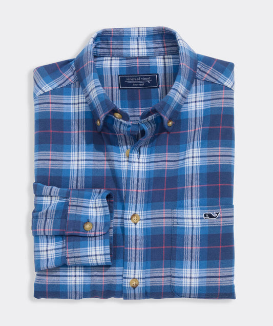 Vineyard Vines Muskeget Plaid Vineyard Flannel Shirt