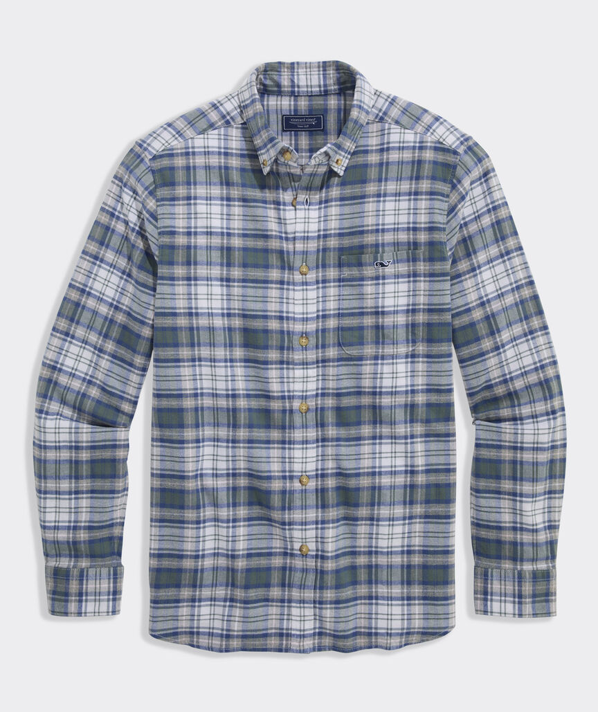Vineyard Vines Great Point Plaid Vineyard Flannel Shirt