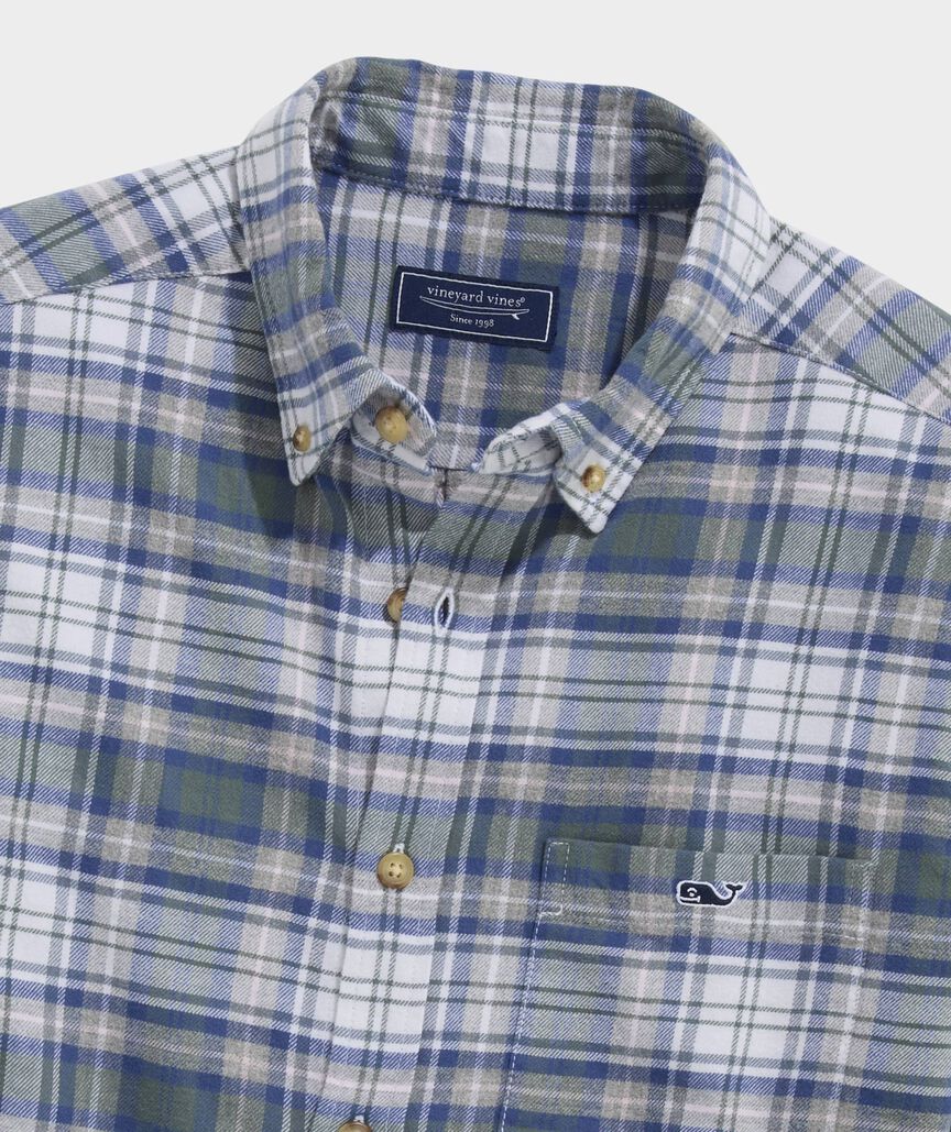 Vineyard Vines Great Point Plaid Vineyard Flannel Shirt