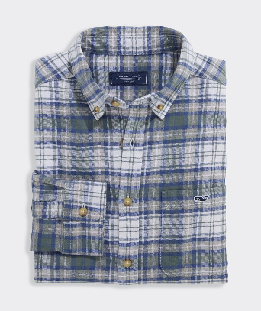 Vineyard Vines Great Point Plaid Vineyard Flannel Shirt
