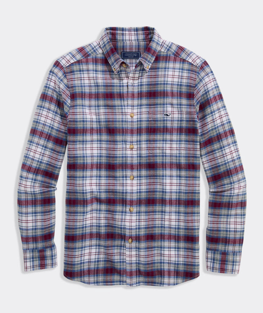 Vineyard Vines Great Point Plaid Vineyard Flannel Shirt