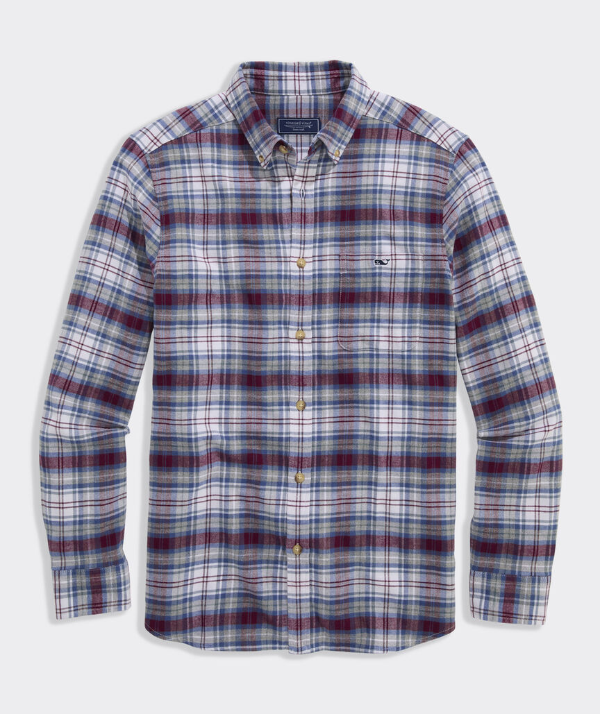 Vineyard Vines Great Point Plaid Vineyard Flannel Shirt