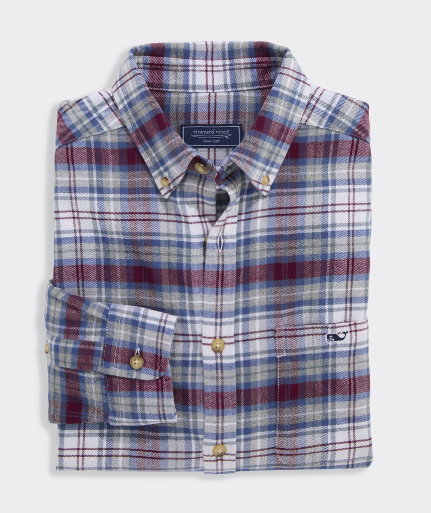 Vineyard Vines Great Point Plaid Vineyard Flannel Shirt