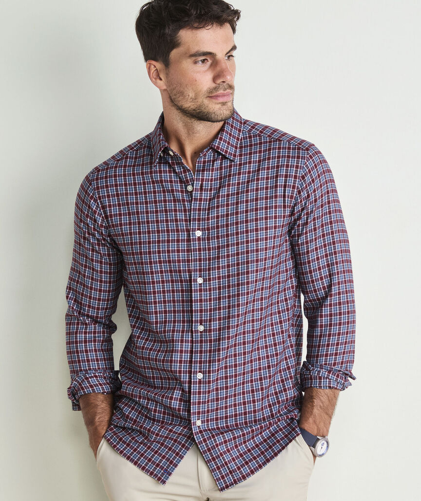 Vineyard Vines Kendrick Check Tech Twill Shirt