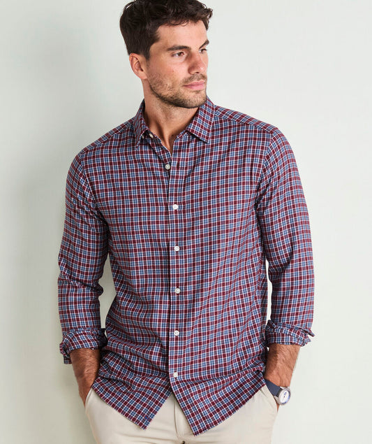 Vineyard Vines Kendrick Check Tech Twill Shirt