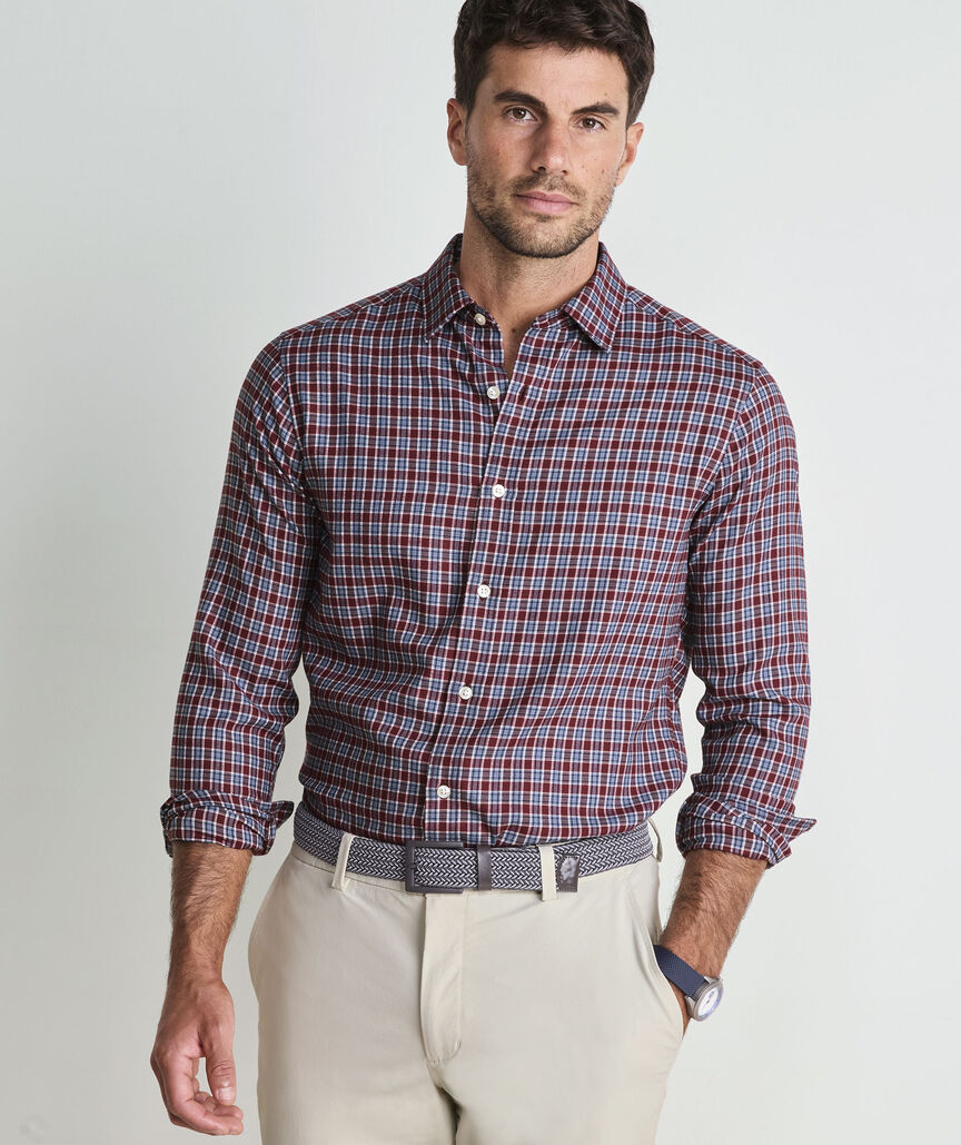 Vineyard Vines Kendrick Check Tech Twill Shirt