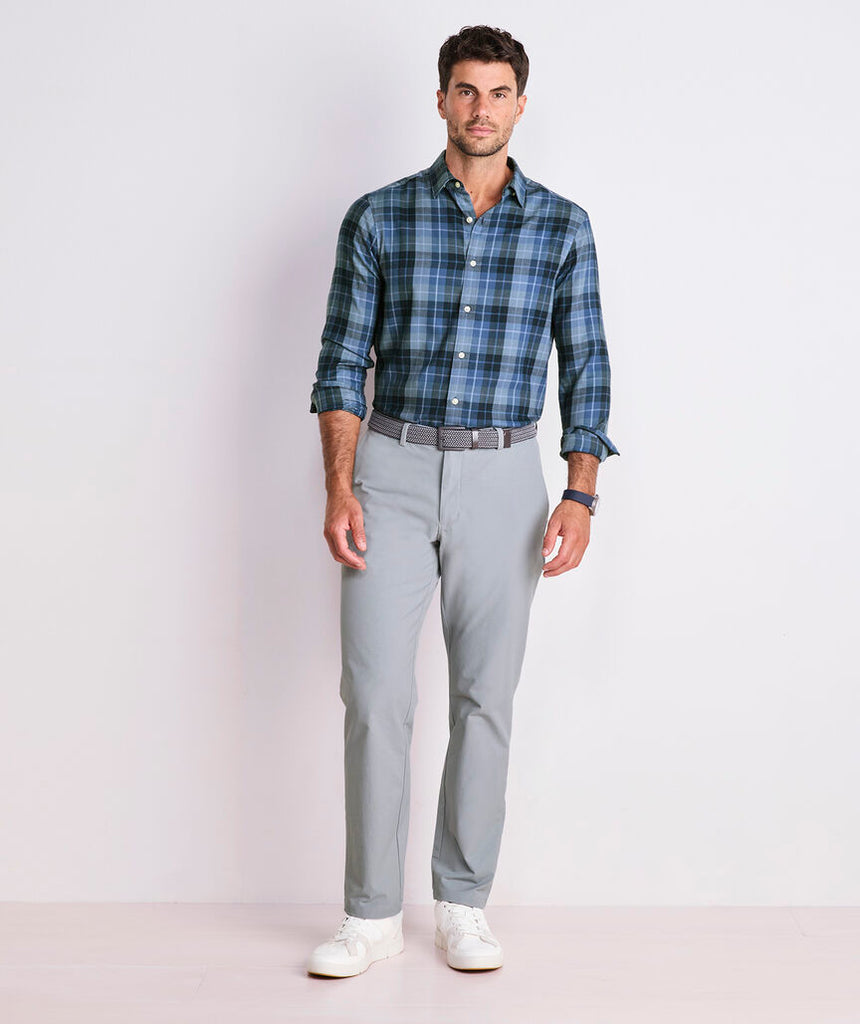 Vineyard Vines Brant Point Plaid Tech Twill Shirt