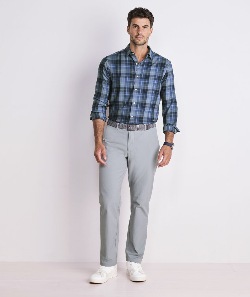 Vineyard Vines Brant Point Plaid Tech Twill Shirt