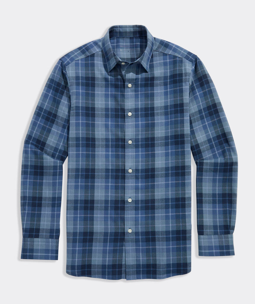 Vineyard Vines Brant Point Plaid Tech Twill Shirt