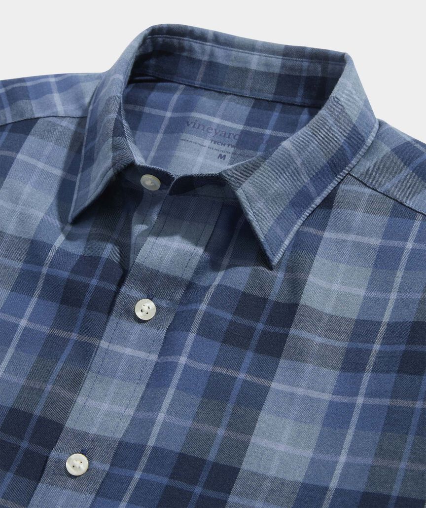Vineyard Vines Brant Point Plaid Tech Twill Shirt