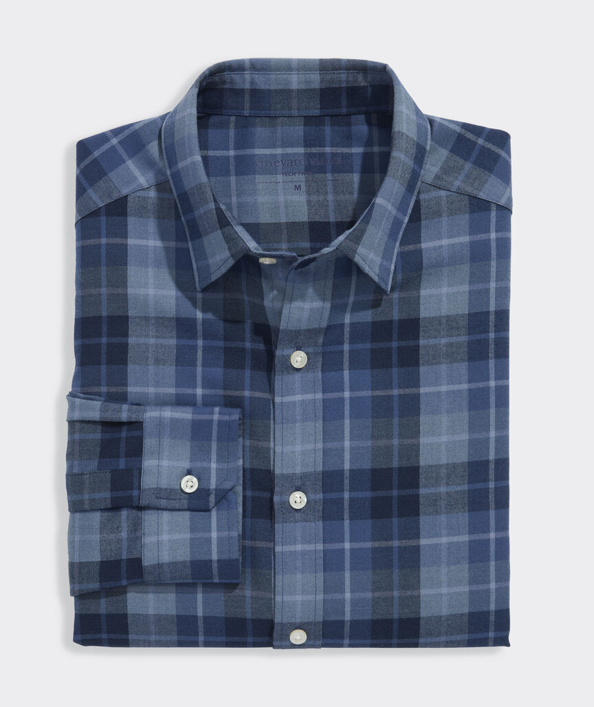 Vineyard Vines Brant Point Plaid Tech Twill Shirt