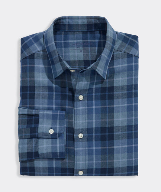 Vineyard Vines Brant Point Plaid Tech Twill Shirt